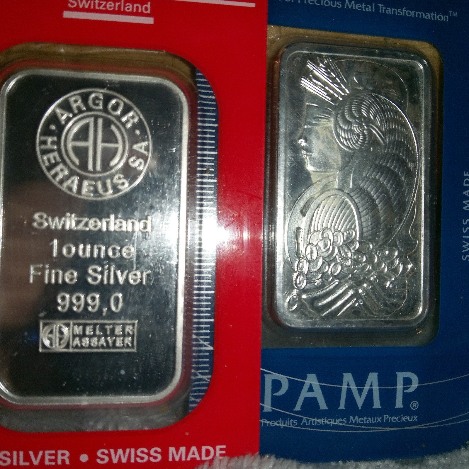duo de baguettes en argent 2x31,10gr (once) promo 155€, Enlèvement ou Envoi, Argent