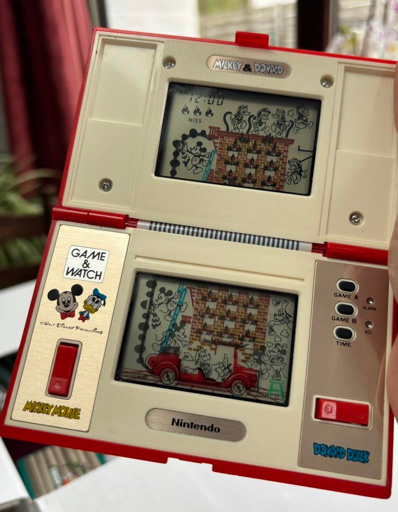 Jeu et montre Nintendo Mickey & Donald 1982, Enlèvement ou Envoi, Nintendo, Comme neuf
