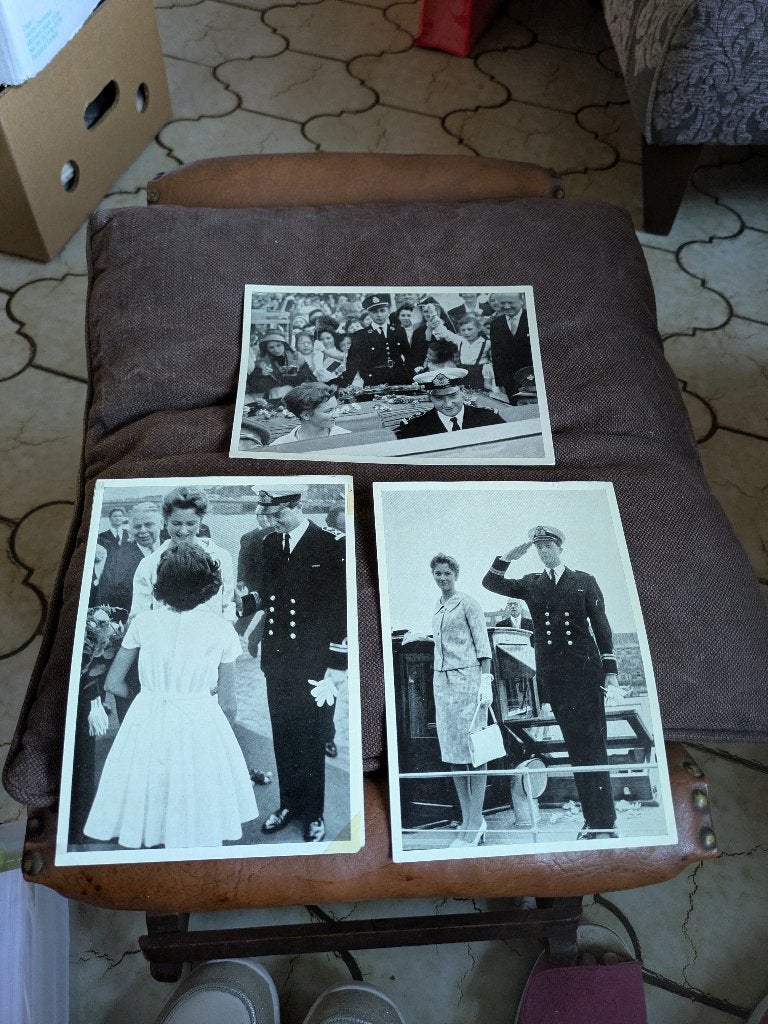 Albert en Paola, Ophalen of Verzenden, Gebruikt, Kaart, Foto of Prent