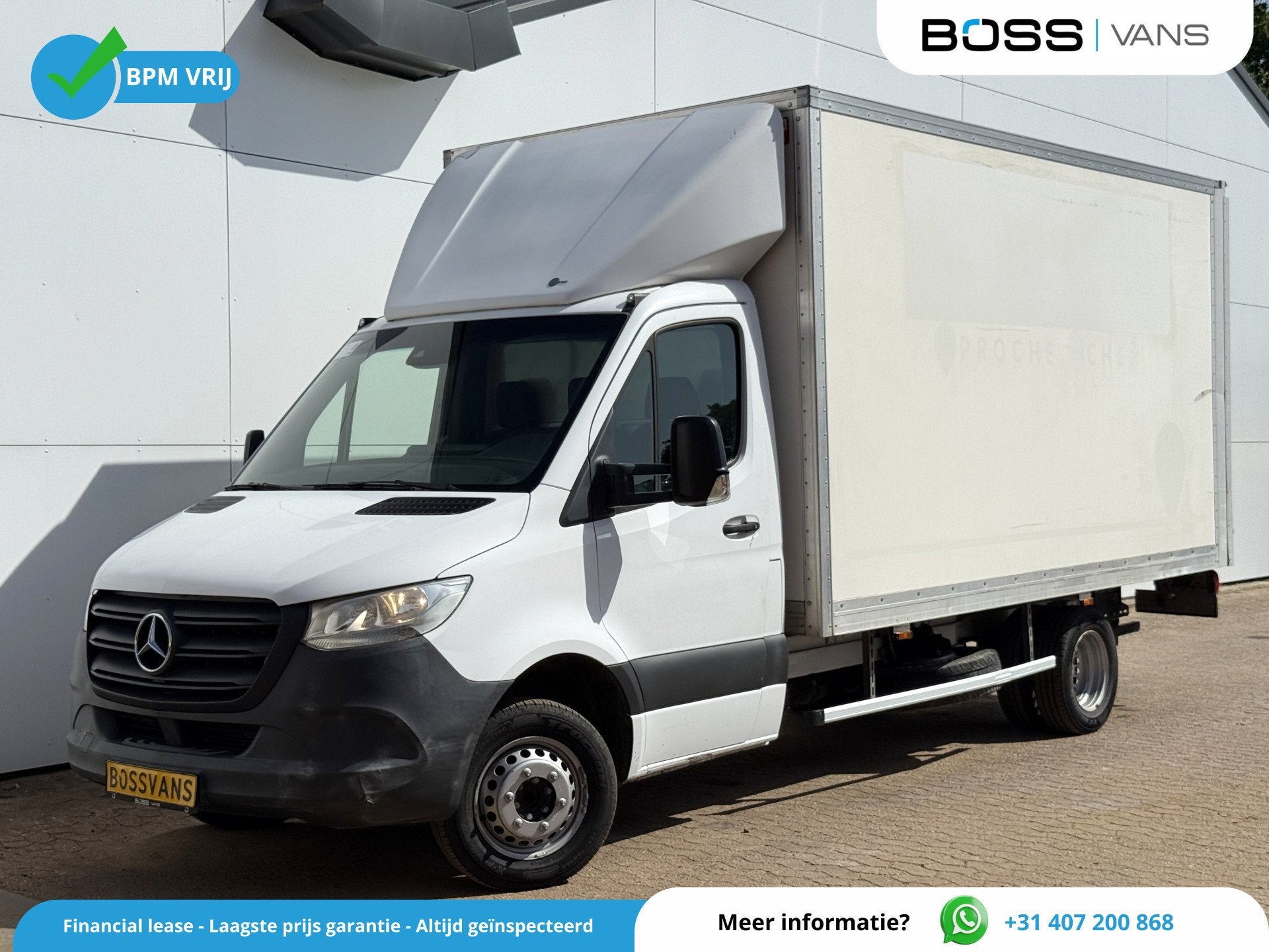 Mercedes-Benz Sprinter 514 1.9 CDI 140PK Laadklep Bakwagen D, Gebruikt, Zwart, 4 cilinders, 2000 kg