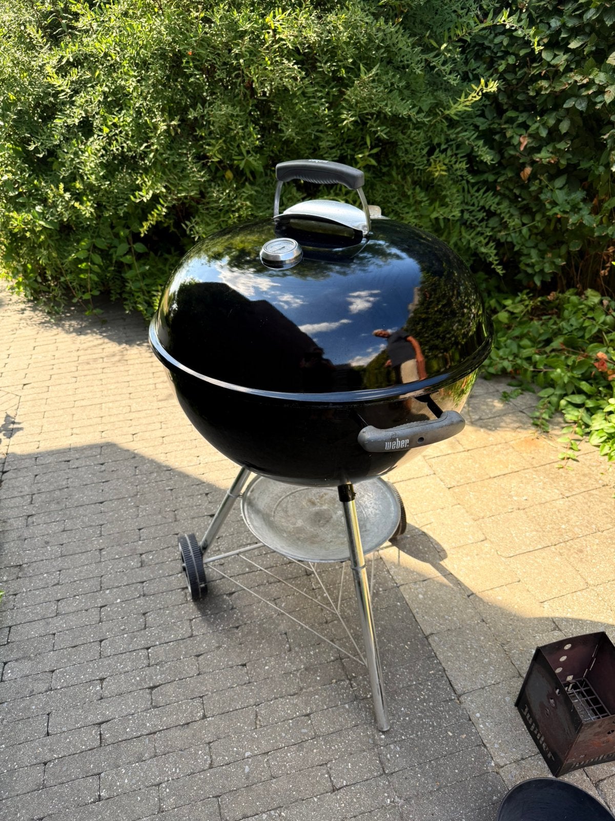 Barbecue à charbon Weber original avec bouilloire 57 cm, Enlèvement, Utilisé