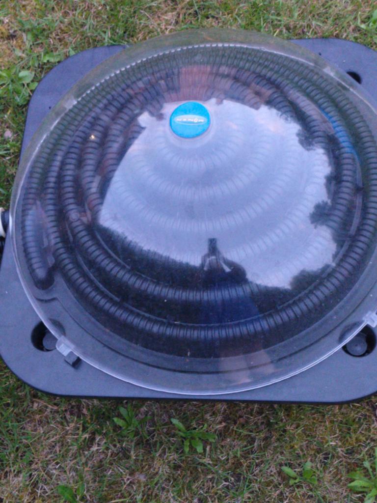 Zonneboiler zwembad, Ophalen