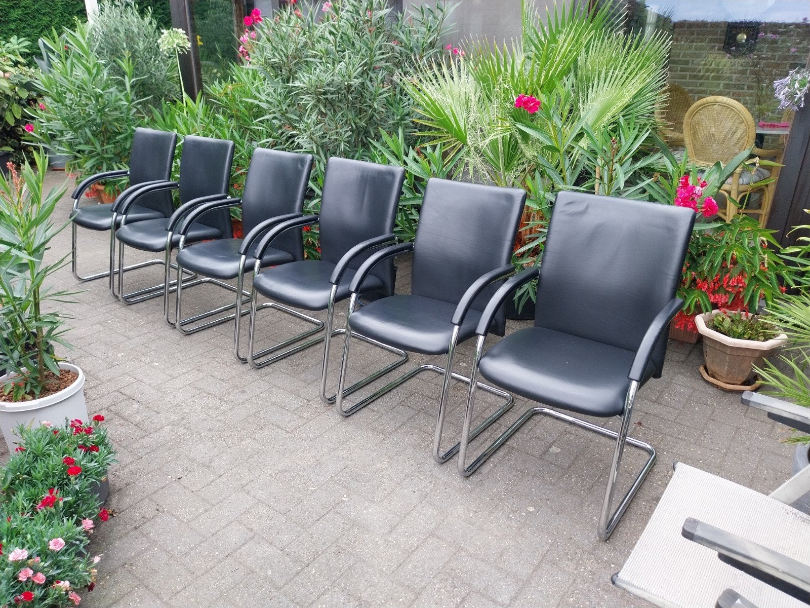 diverse sets stoelen, Huis en Inrichting, Stoelen, Ophalen, Zwart