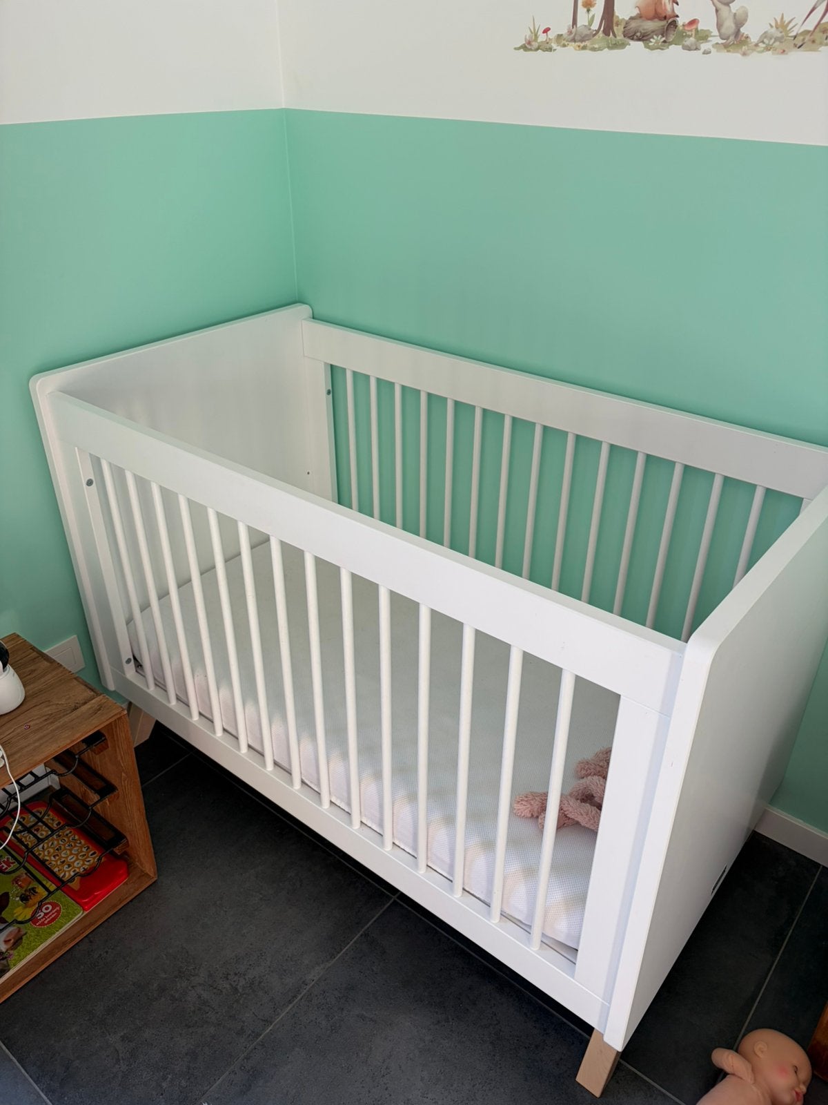 Bed met commode Bopita- hele set, Kinderen en Baby's, 85 tot 100 cm, Zo goed als nieuw, Minder dan 140 cm, Ophalen