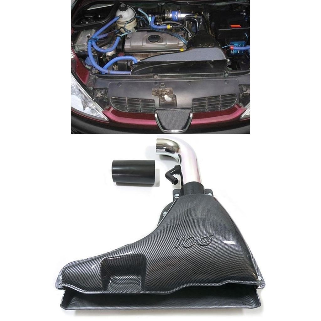 Carbon Look Airbox Voor Peugeot 106 RAM AIR Kit Luchftfilter, Envoi