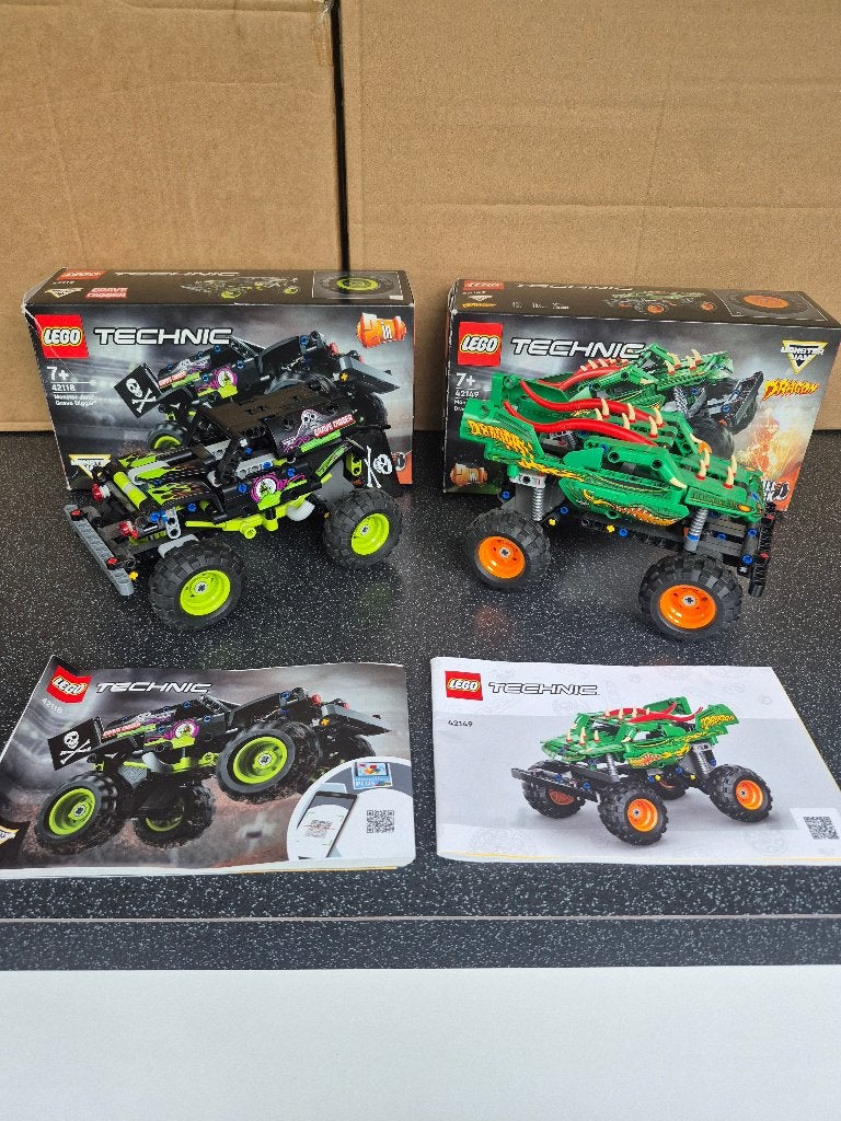 LEGO TECHNIC Monster Jam 42118 ET 42149, Ophalen, Gebruikt, Lego, Complete set
