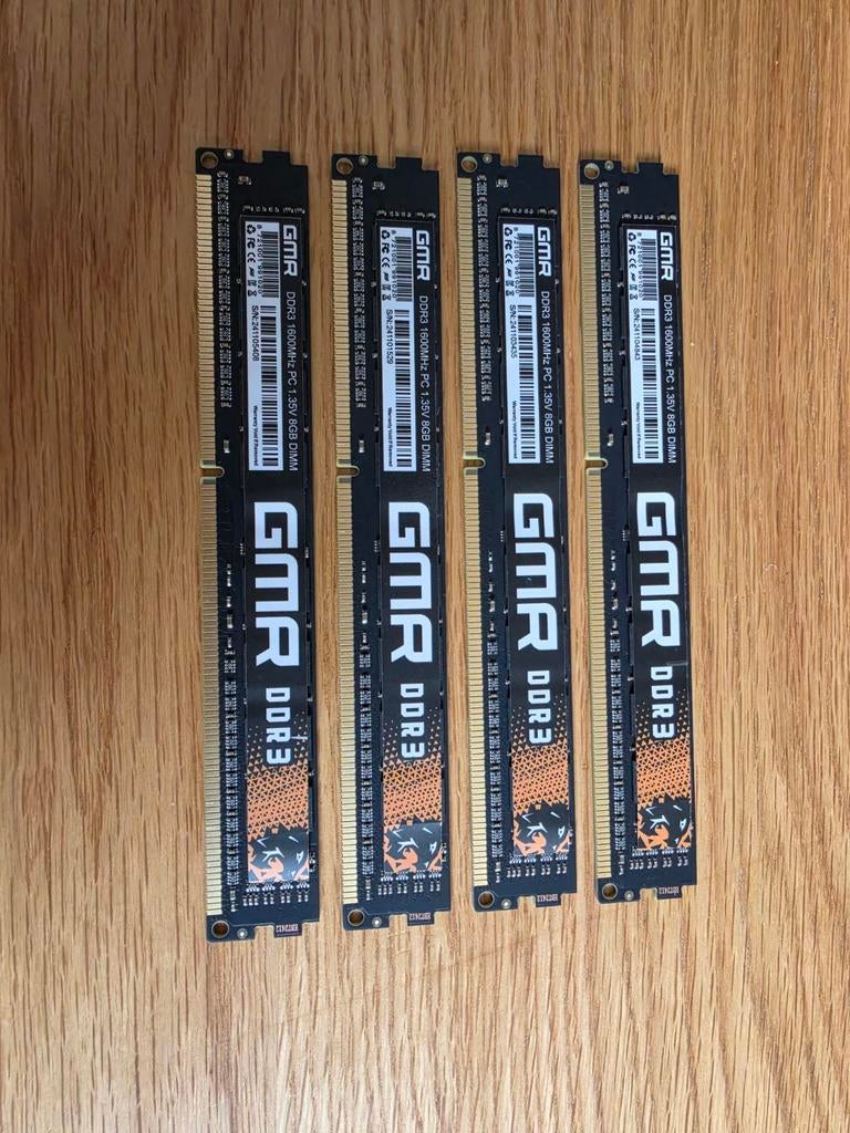 32 Gb DDR 3 Ram geheugen, Computers en Software, RAM geheugen, Ophalen, DDR, Desktop, 32 GB