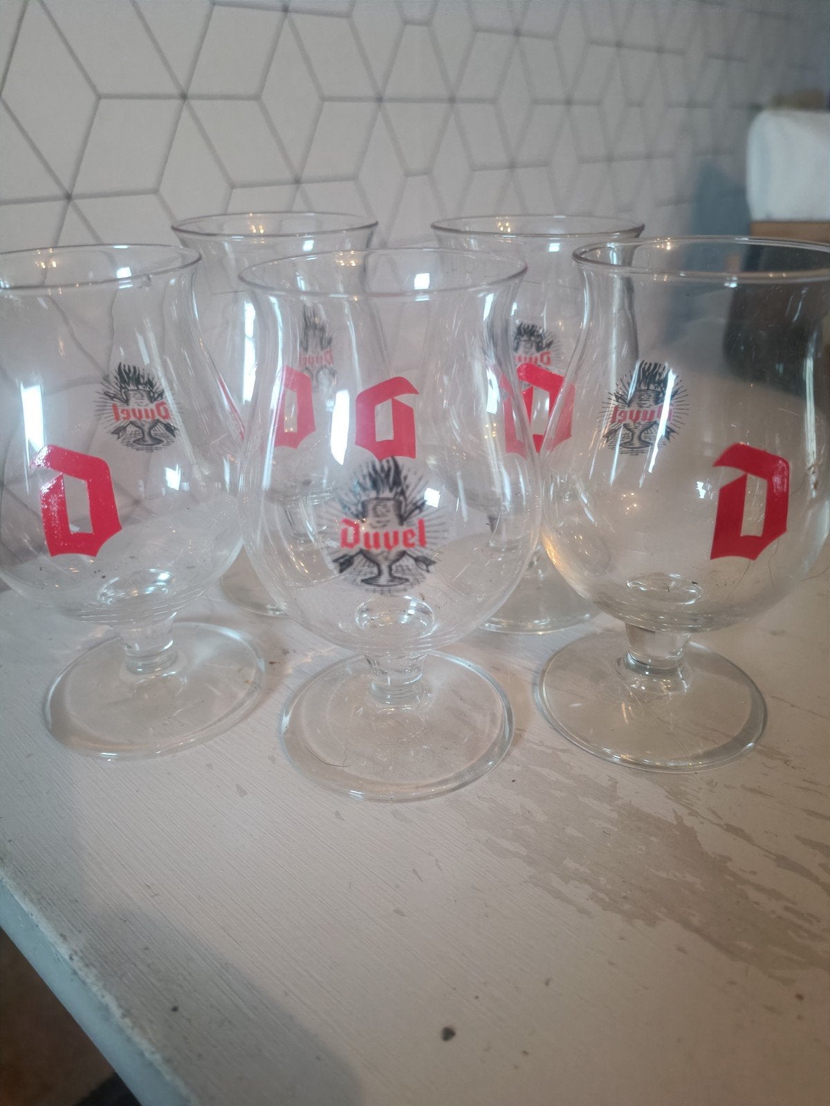 Duvel degustatie glazen, Verzamelen, Ophalen of Verzenden, Nieuw, Glas of Glazen, Duvel