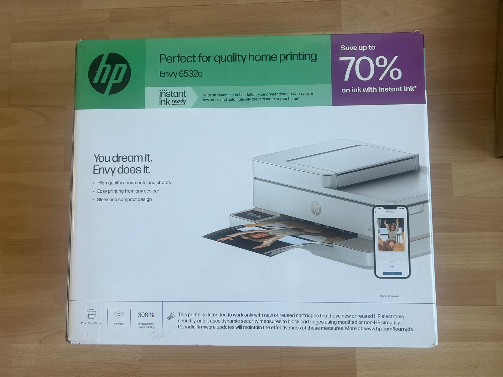 HP ENVY 6532E All-in-one printer - NIEUW, Ophalen, Printer, Inkjetprinter, Scannen