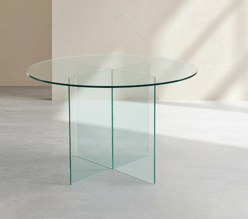 Table en verre, Enlèvement, Verre