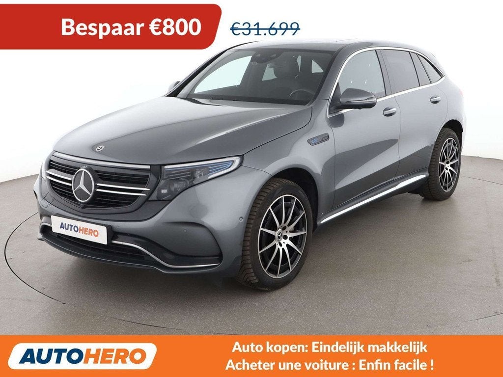 Mercedes-Benz EQC 400 electric drive 300 kW 4Matic AMG Line, Auto's, Automaat, Gebruikt, Zwart, Elektrisch