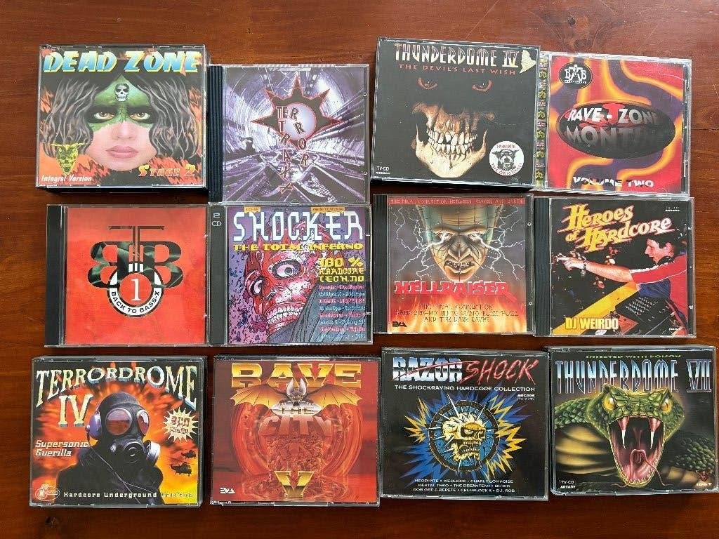 Lot van 32 Hardcore CD's - Thunderdome e.a., CD & DVD, CD | Dance & House, Enlèvement ou Envoi, Hardcore