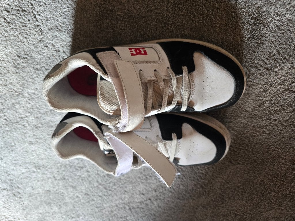 DC schoenen maat 38, gedragen, Kleding | Dames, Schoenen, Ophalen, Wit, Sneakers, Gedragen