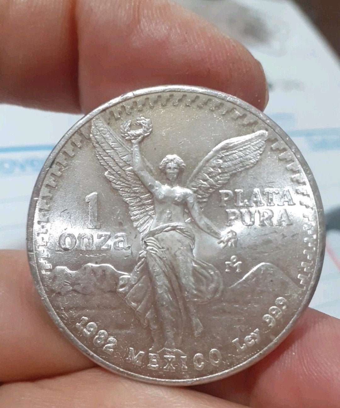 1 oz zilveren Libertad - 1982, Ophalen of Verzenden