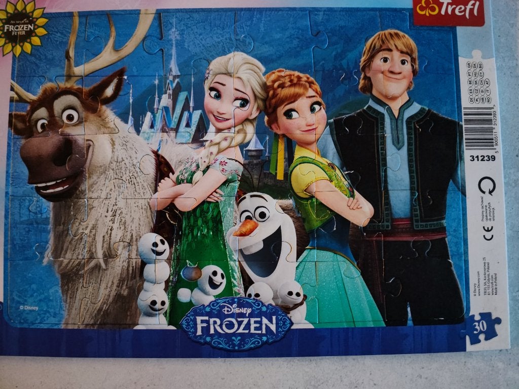 **N27. Puzzel FROZEN  (3+)  (GLOEDNIEUW)    * 6€ (1+1gratis), Kinderen en Baby's, Speelgoed | Kinderpuzzels, Ophalen, 10 tot 50 stukjes