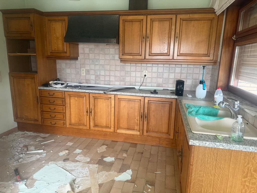 Keukenset met 9 deuren, Huis en Inrichting, Keuken | Complete keukens, Ophalen of Verzenden