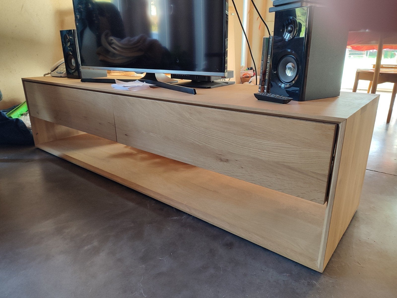 meuble TV, 25 à 50 cm, Moins de 100 cm, 150 à 200 cm, Comme neuf