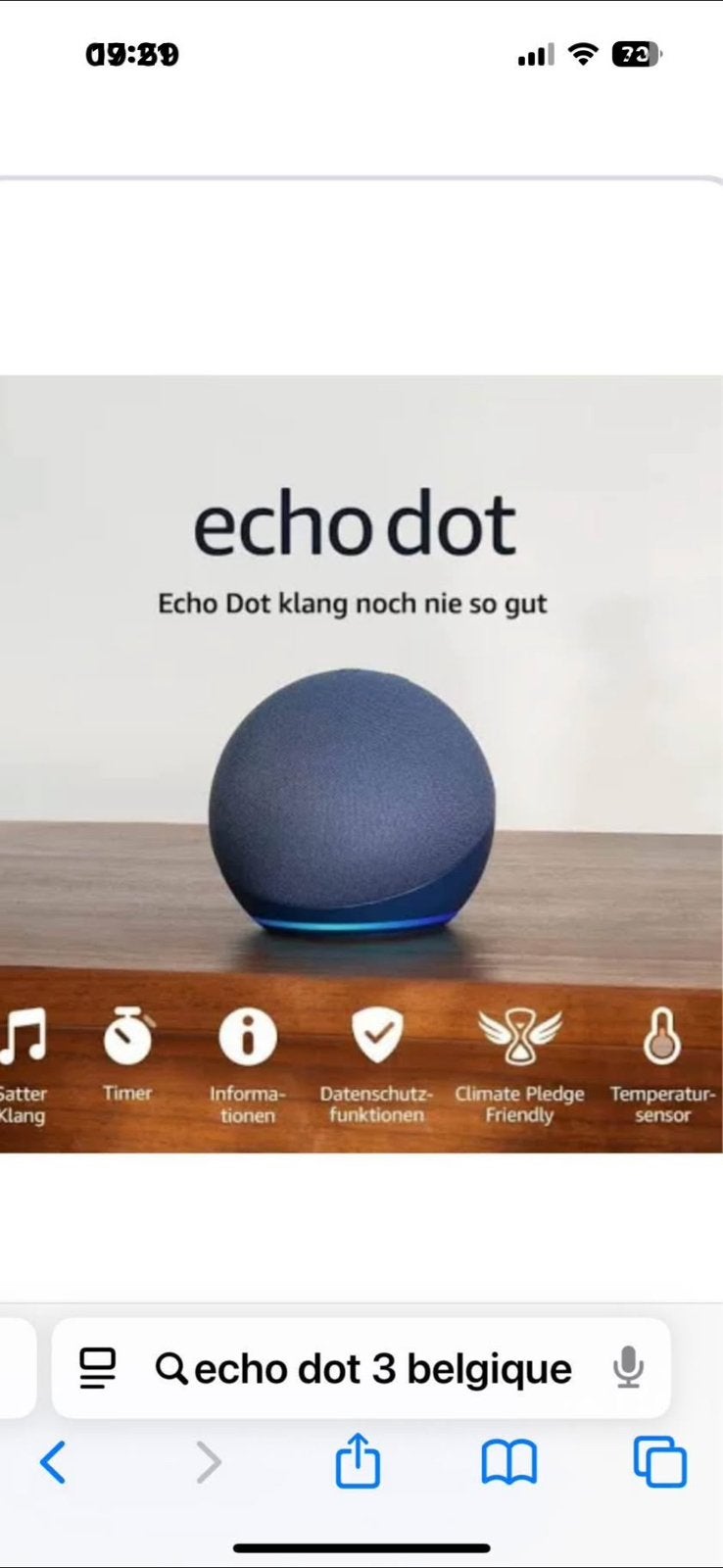 Siri Echo Dot, Sports & Fitness, Enlèvement ou Envoi, Neuf