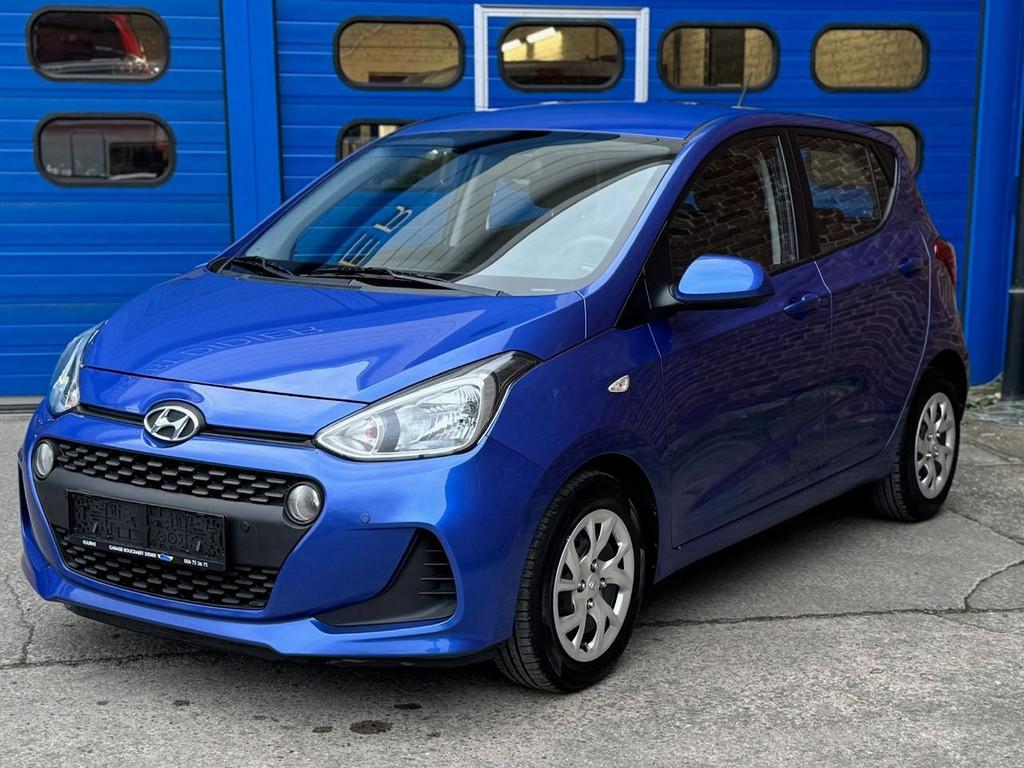 Hyundai i10 Trend (bj 2019), Auto's, Hyundai, Voorwielaandrijving, Gebruikt, Blauw, Bedrijf