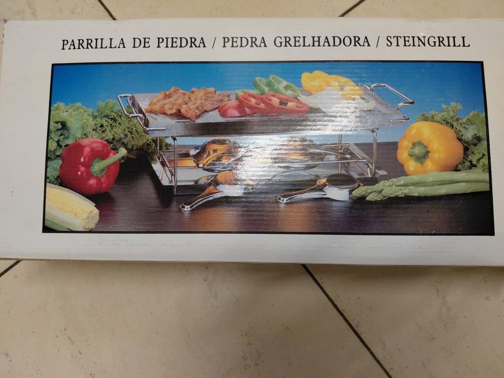 Grill en pierre inutilisé, Electroménager, Plaques de gril, Enlèvement ou Envoi, Gril en pierre