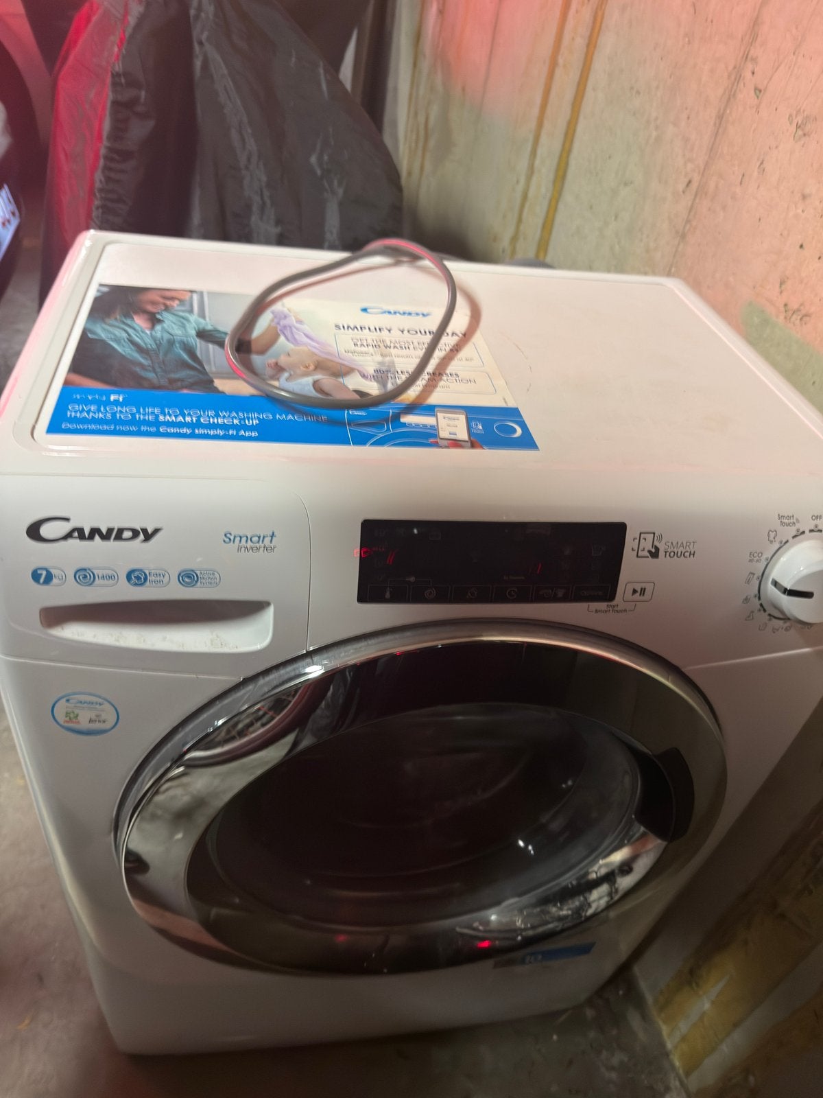 CANDY Smart Inverter-wasmachine 7 kg – energieklasse A, Elektronische apparatuur, Ophalen, Minder dan 85 cm, Zo goed als nieuw