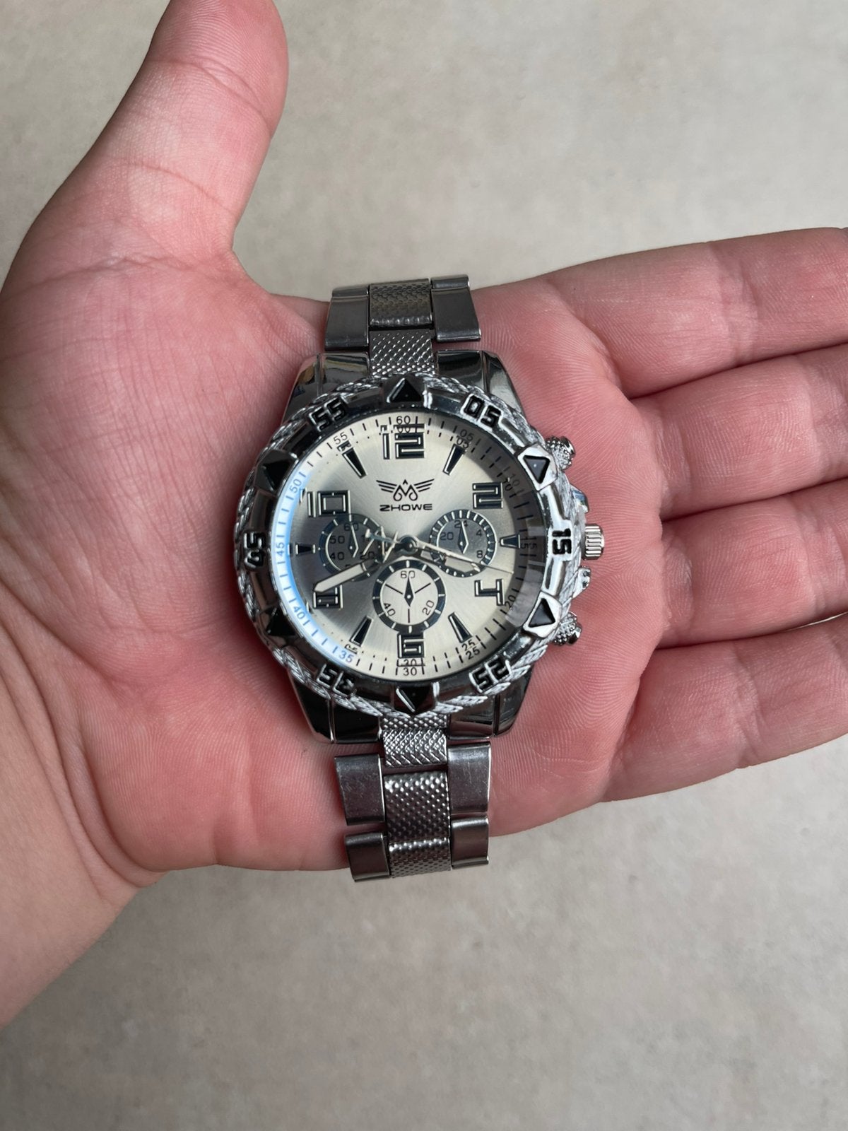 Herenhorloge, Handtassen en Accessoires, Horloges | Heren, Ophalen, Zo goed als nieuw