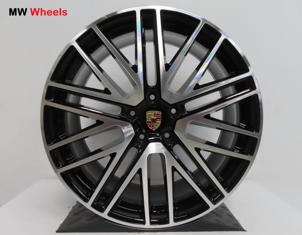 Originele Porsche Cayenne Coupe 22 inch velgen Turbo V nieuw, Auto-onderdelen, Velg(en), -, -, Nieuw