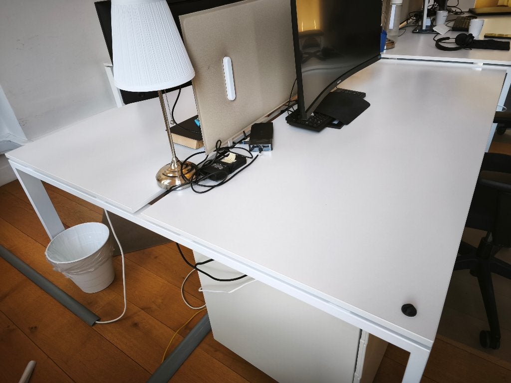 Bureaus - verstelbaar- Dringend Weg, Ophalen, Gebruikt, IKEA, Duo-bureau