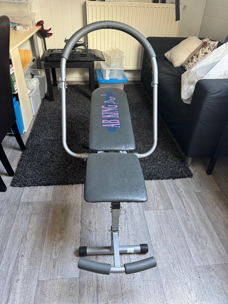 Fitness buikspiertrainer, Sport en Fitness, Ophalen, Zo goed als nieuw, Buik, Fitnessbank