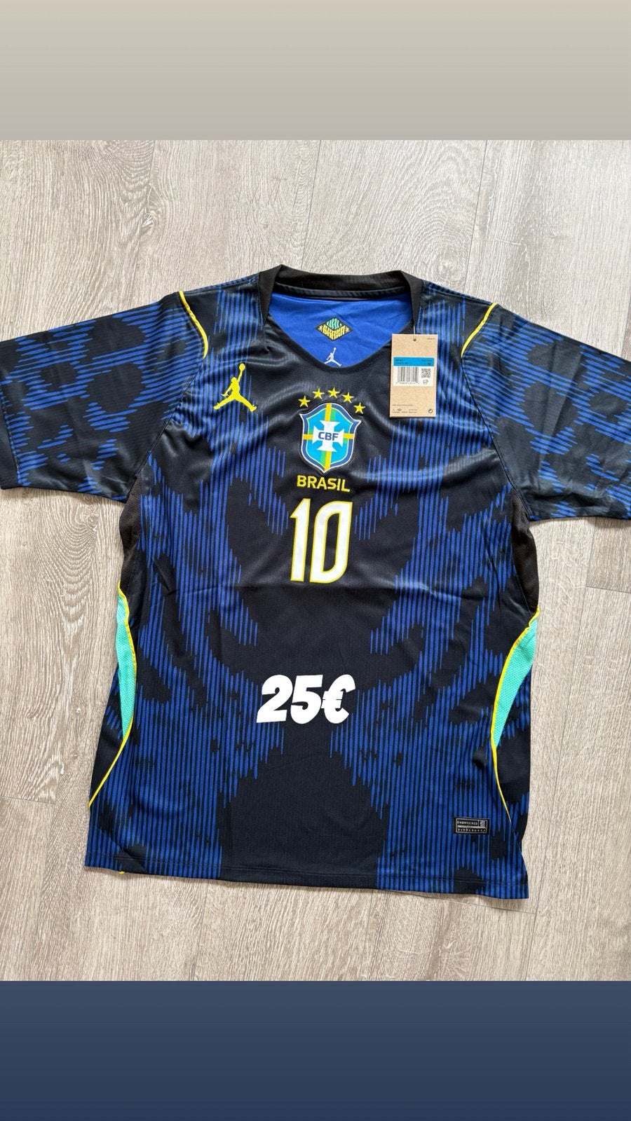 Voetbalshirt neymar jr, Sport en Fitness, Maat M, Ophalen, Zo goed als nieuw