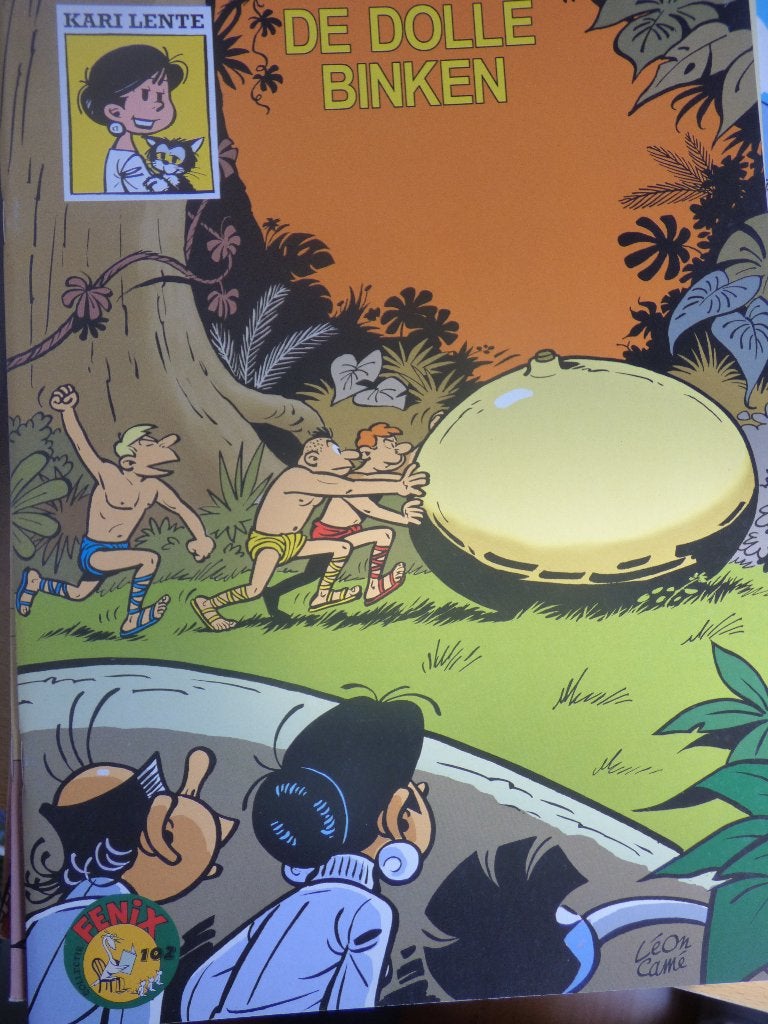 kari lente , de dolle binken ,  collectie fenix nr 102, Boeken, Stripverhalen, Ophalen of Verzenden