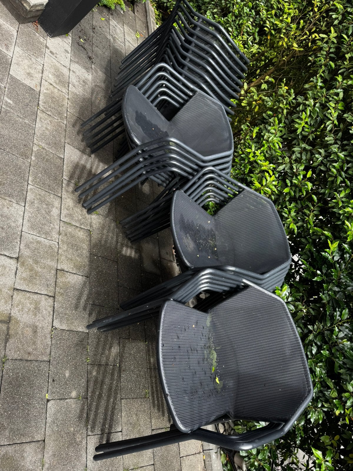 Terras stoelen zo goed als nieuw te koop, Ophalen, Zo goed als nieuw