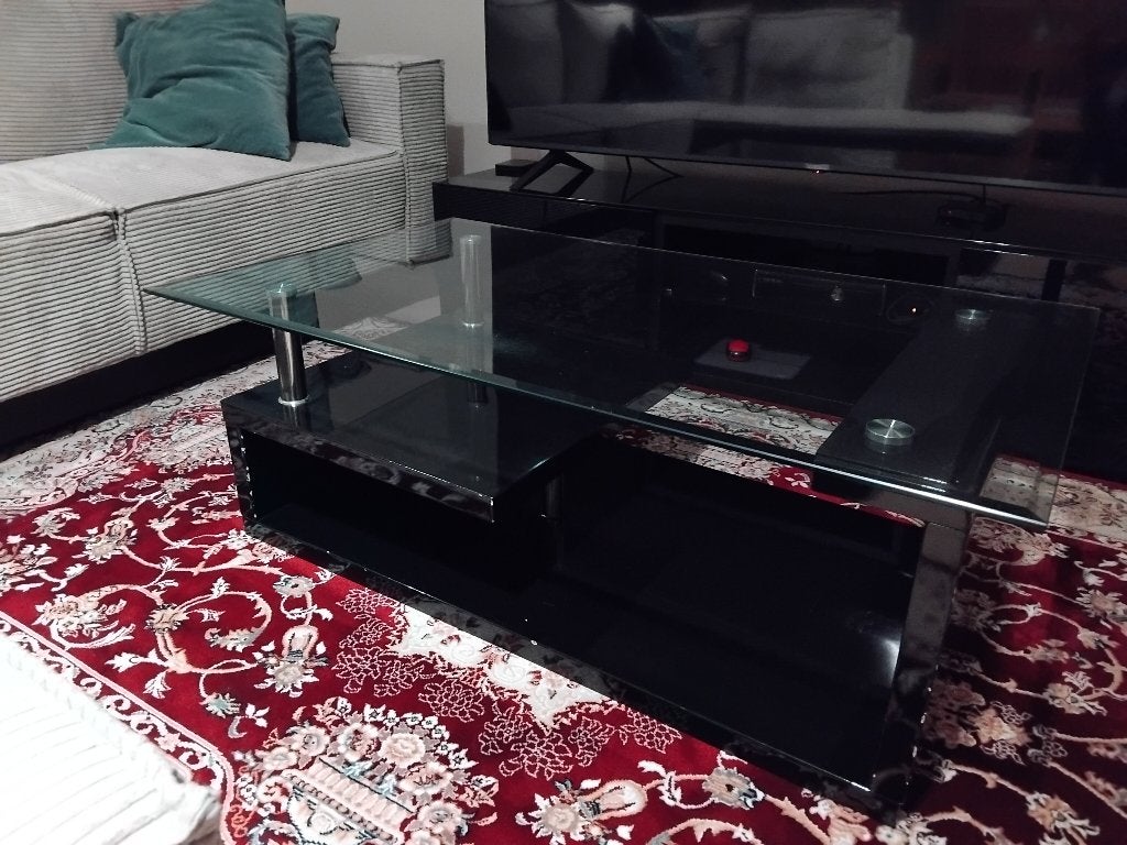 TV-MEUBEL EN KLEINE TAFEL, Ophalen, Gebruikt, 50 tot 100 cm, 150 tot 200 cm