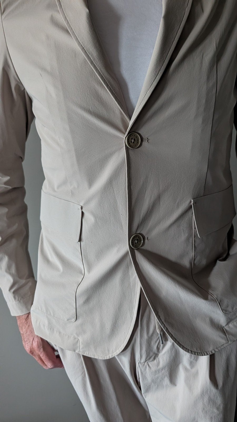 Costume d'été AlphaTauri M, Vêtements | Hommes, Enlèvement ou Envoi, Beige, Comme neuf, AlphaTauri