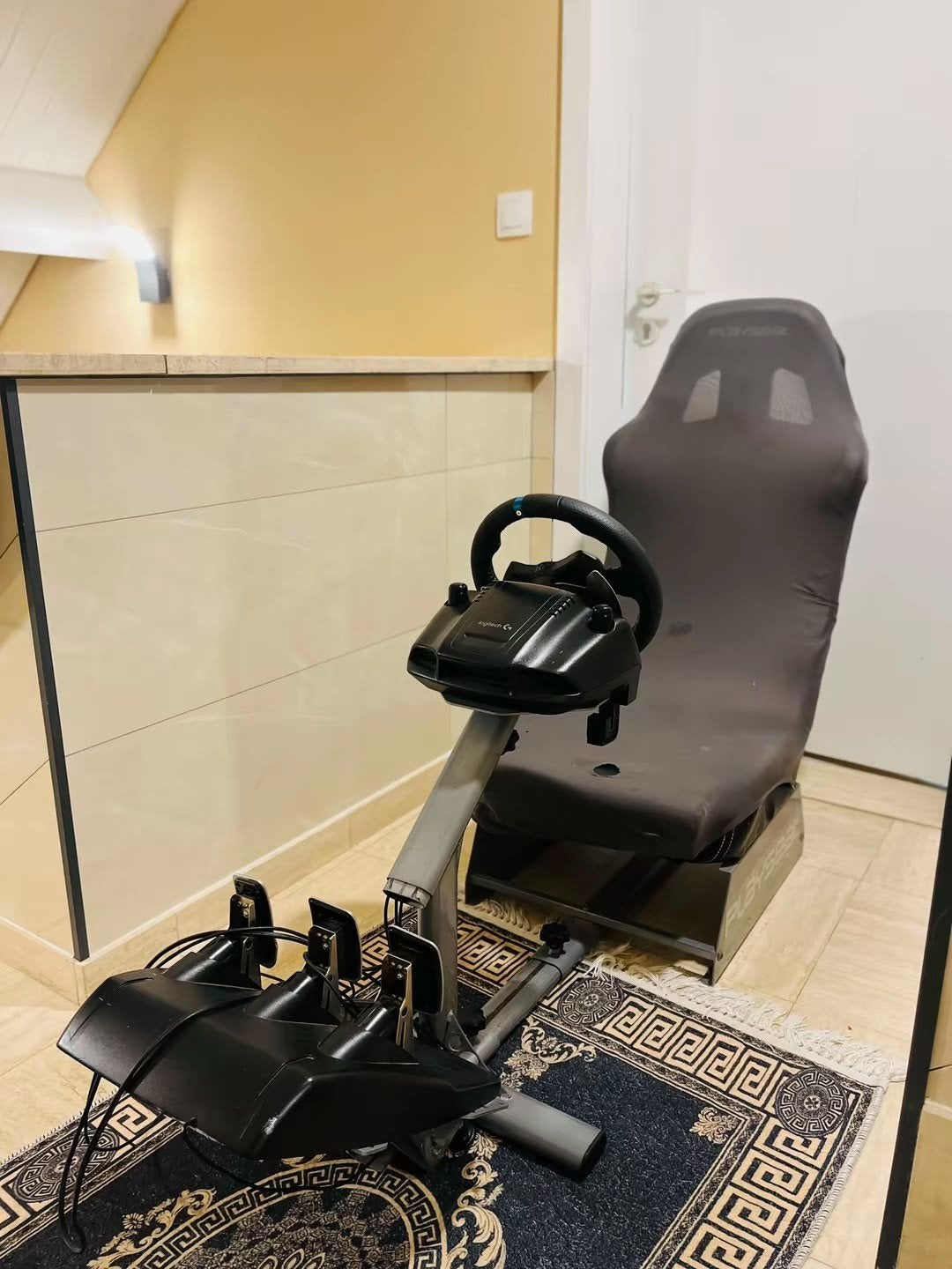 logitech stuur met pedalen, Ophalen, Zo goed als nieuw, Overige typen