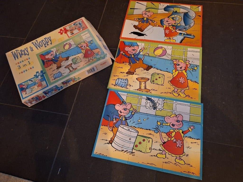 Puzzel 6, 9 en 12 puzzelstukken, Ophalen, Minder dan 10 stukjes, Zo goed als nieuw, 2 tot 4 jaar
