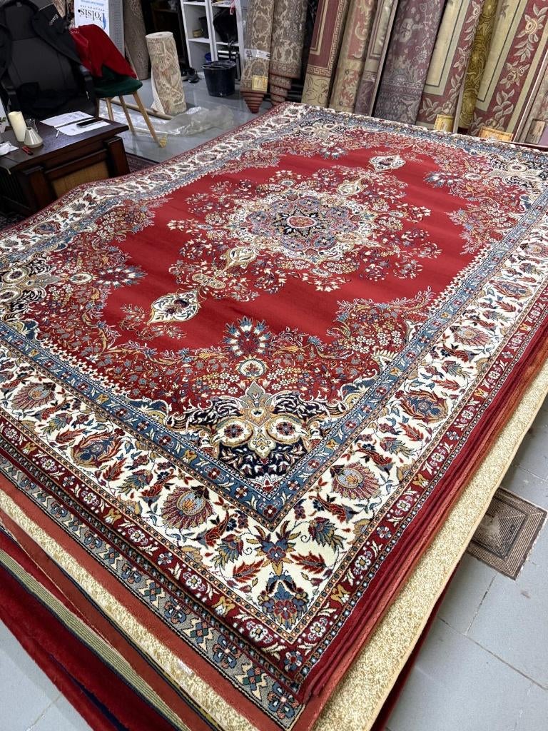 Tapis Orientaux Vintage en Laine – Bruxelles, Neuf, Enlèvement ou Envoi, Rectangulaire, Tapis