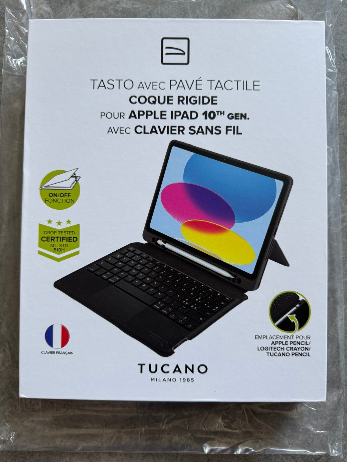 Nieuw tablet hoes met toetsenbord voor Apple, Informatique & Logiciels, Housses pour tablettes, Enlèvement ou Envoi, Comme neuf