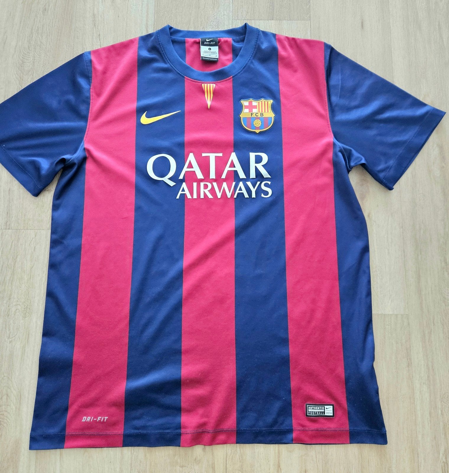 FC Barcelona voetbalshirt 2014-15, Ophalen of Verzenden, Zo goed als nieuw, Shirt