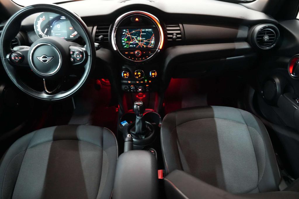 Mini Cooper One 1.5 Benzine EURO 6d Garantie, Auto's, Mini, Stof, Gebruikt, Zwart, Bedrijf