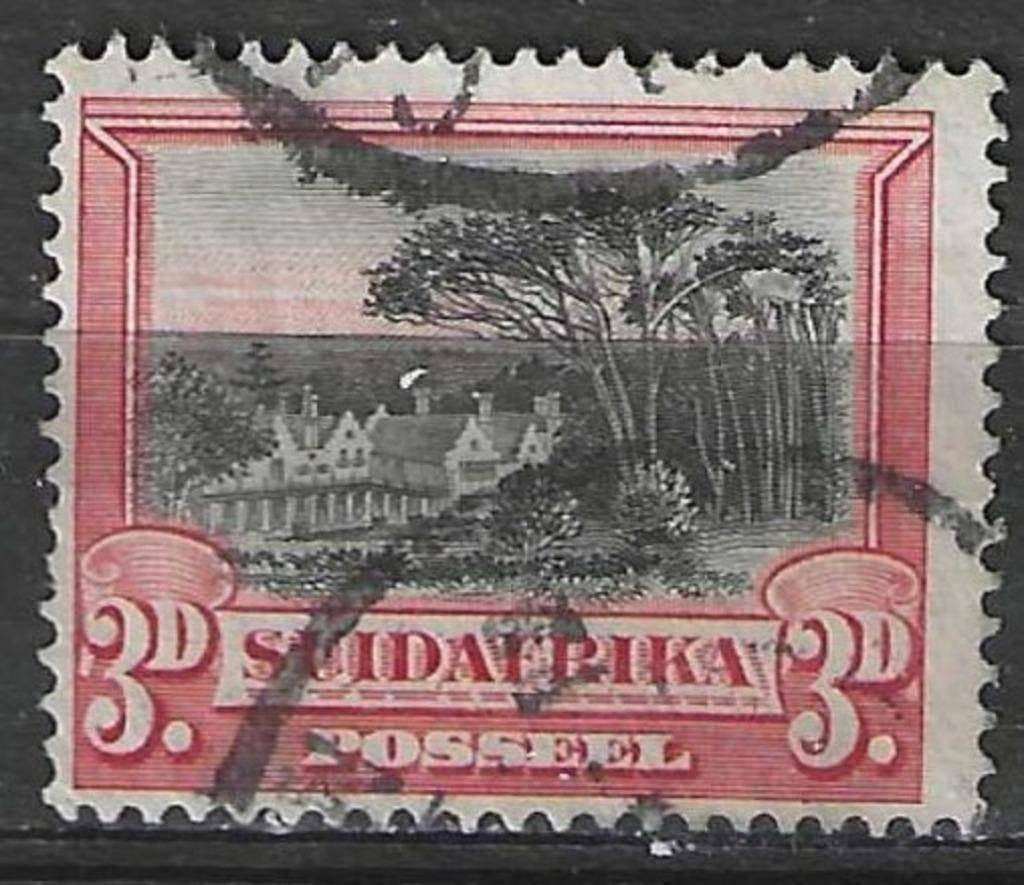 Afrique du Sud 1927/1928 - Yvert 32 - Groote Schuur (ST), Envoi, Afrique du Sud, Affranchi