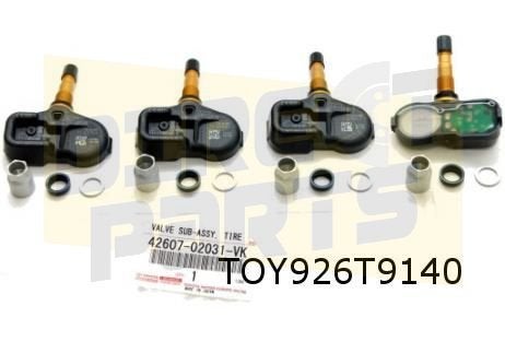 Lexus/ Toyota TPMS sensorset (O.E.M. Toyota / Lexus) Origine, Auto-onderdelen, Carrosserie, -, -, Nieuw, Lexus
