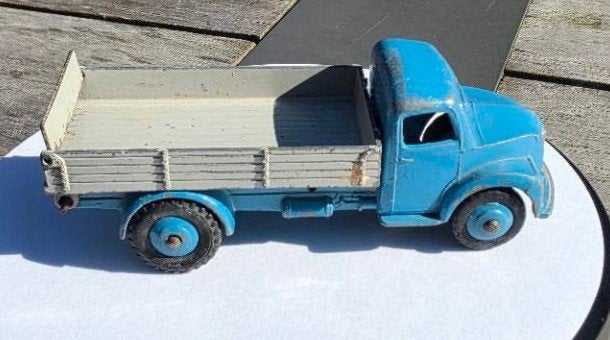 Dinky Toys 414 Dodge kiepwagen blauw grijs, Hobby & Loisirs créatifs, Enlèvement, Utilisé, Bus ou Camion, Dinky Toys