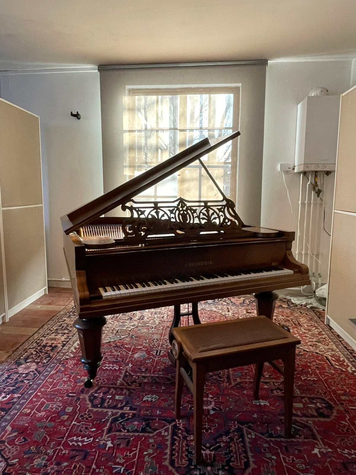 Gerestaureerde Bechstein vleugelpiano 1878, Muziek en Instrumenten, Ophalen, Zo goed als nieuw, Piano