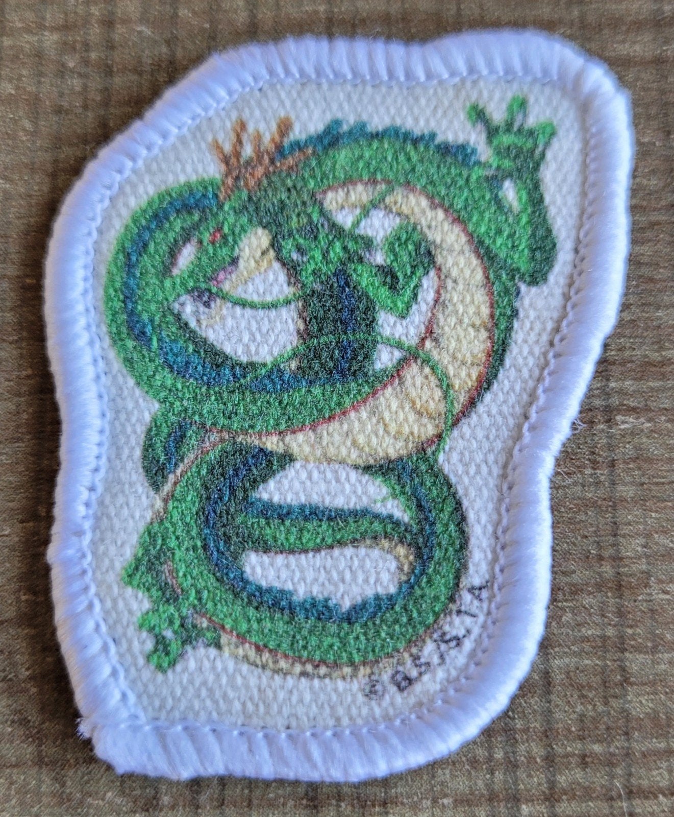 Dragon Ball Z - figuur Shenron: kledingpatch, Ophalen of Verzenden, Gebruikt, Tv, Gebruiksvoorwerp