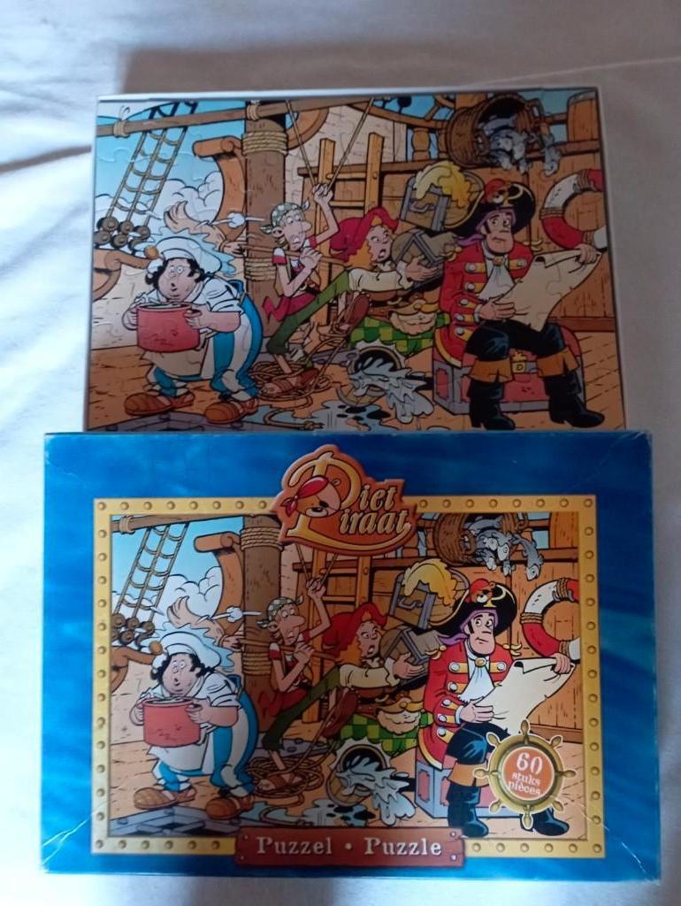 Puzzel Piet Piraat, Ophalen