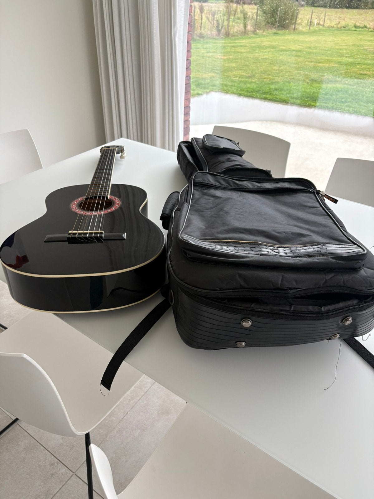 Gitaar + zak, Ophalen, Gebruikt, Klassieke of Spaanse gitaar