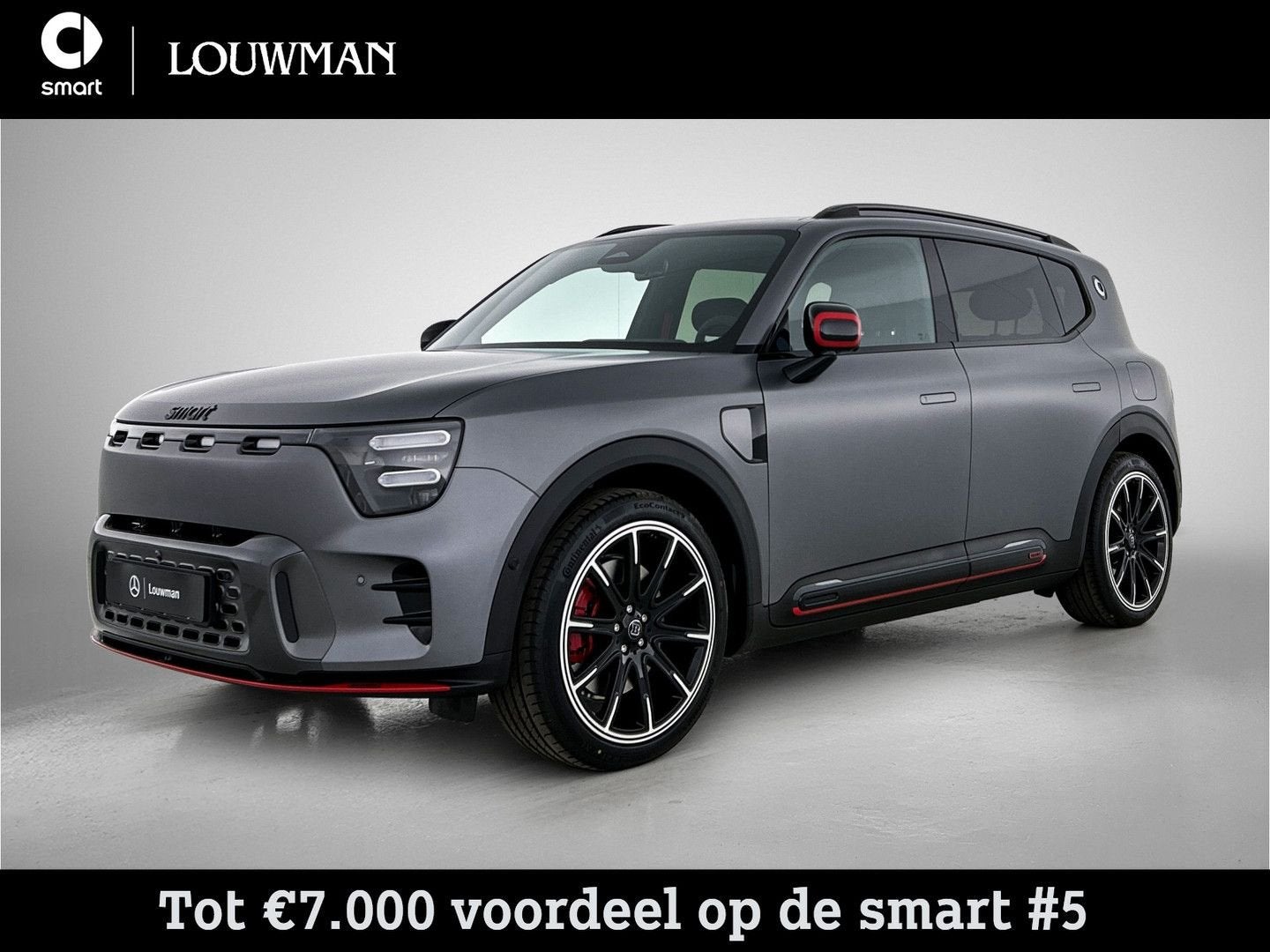 Smart Other Smart #5 Brabus 100 kWh | Adapt. cruise control, Auto's, Smart, Overige modellen, 4x4, ABS, Adaptieve lichten, Adaptive Cruise Control