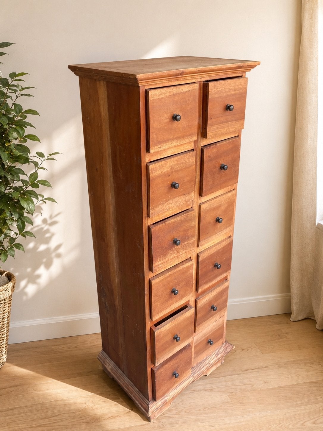 Meuble en bois à tiroirs, 25 à 50 cm, 5 tiroirs ou plus, Enlèvement, Utilisé