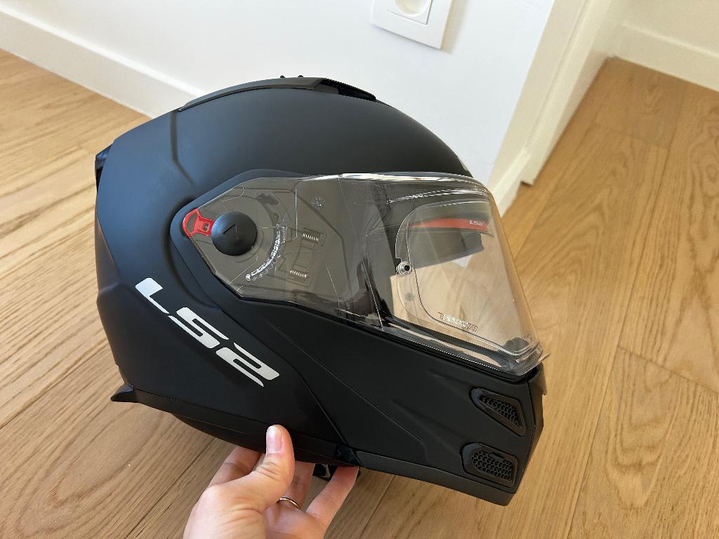 Motorhelm LS2 FF324 metro matt black xxl, Motoren, Heren, Nieuw zonder kaartje, Ophalen, Overige merken